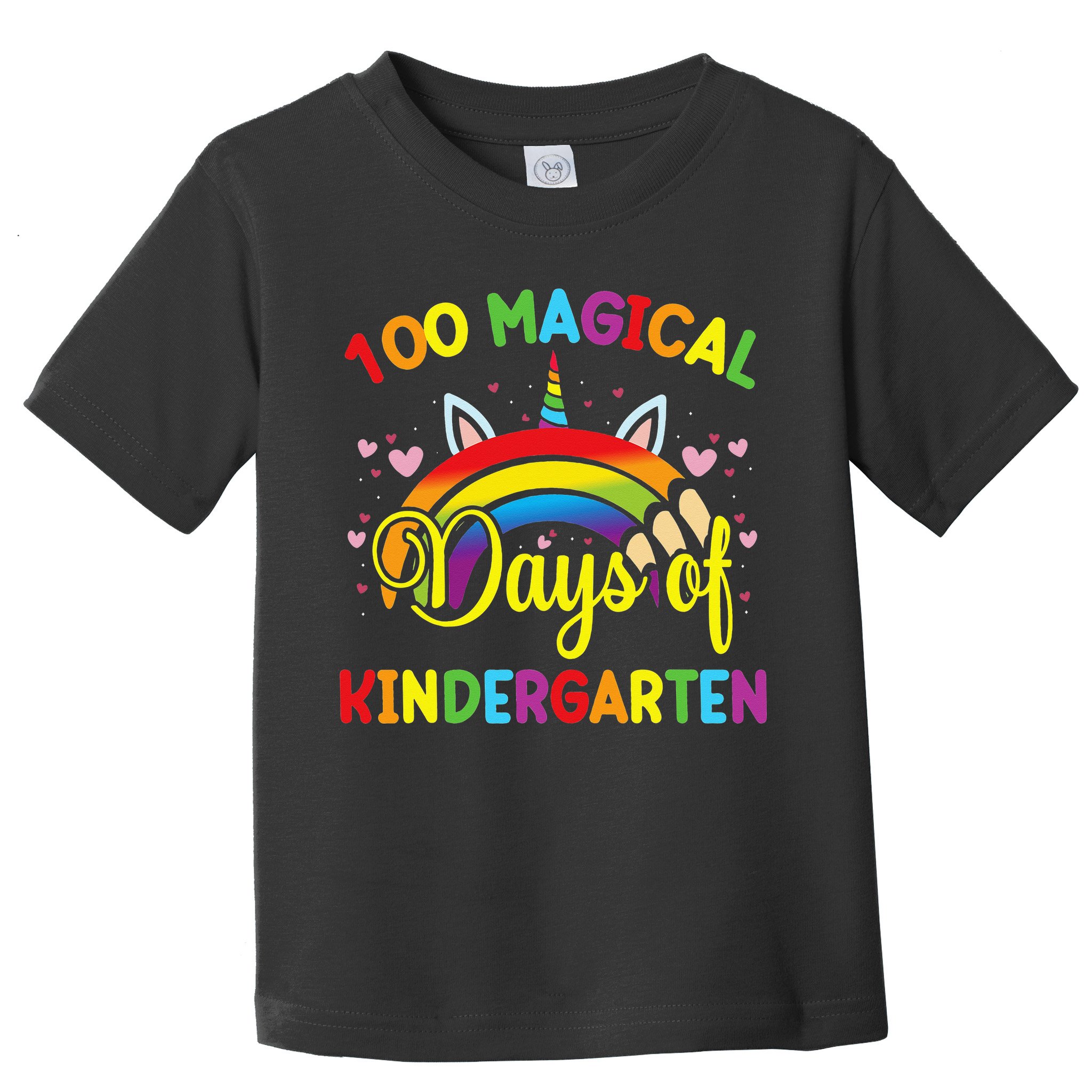 100th Day of Kindergarten For Girls 100 Magical Days Toddler T-Shirt
