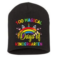 100th Day of Kindergarten For Girls 100 Magical Days Short Acrylic Beanie