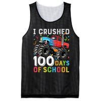 100 Days Of School Monster Truck 100th Day Of School Boy Mesh Reversible Basketball Jersey Tank