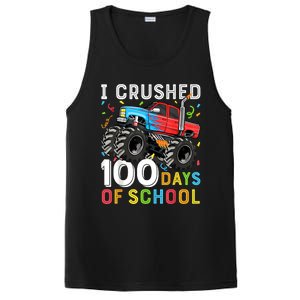 100 Days Of School Monster Truck 100th Day Of School Boy PosiCharge Competitor Tank