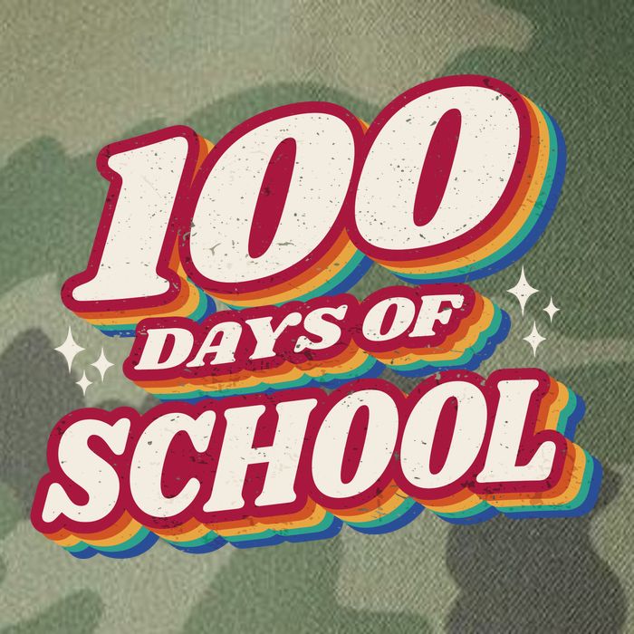 100 Days Of School Retro Legacy Tie Dye Trucker Hat