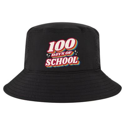 100 Days Of School Retro Cool Comfort Performance Bucket Hat