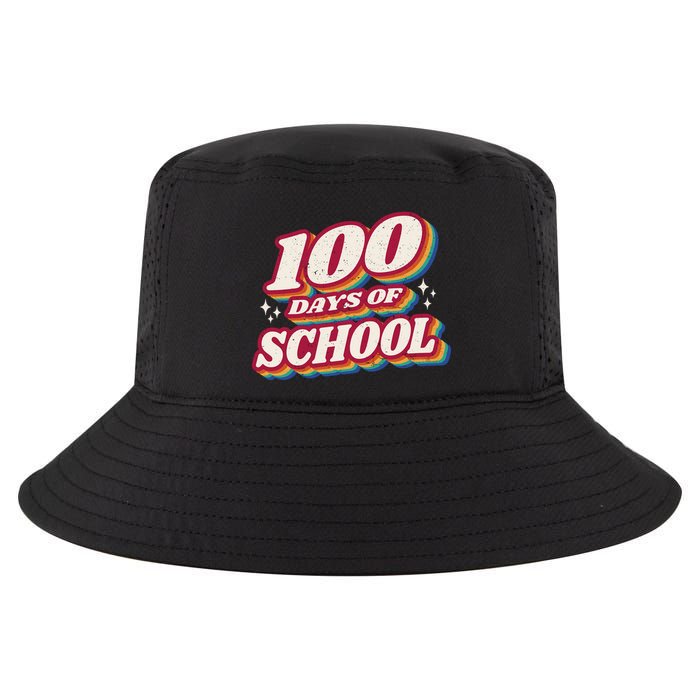 100 Days Of School Retro Cool Comfort Performance Bucket Hat