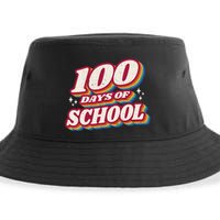 100 Days Of School Retro Sustainable Bucket Hat