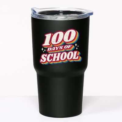 100 Days Of School Retro Tumbler
