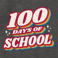 100 Days Of School Retro Vector Backpack