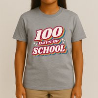 100 Days Of School Retro T-Shirt