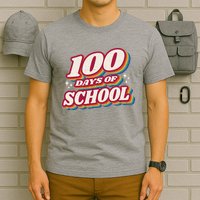 100 Days Of School Retro T-Shirt