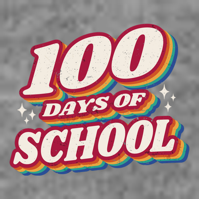 100 Days Of School Retro T-Shirt