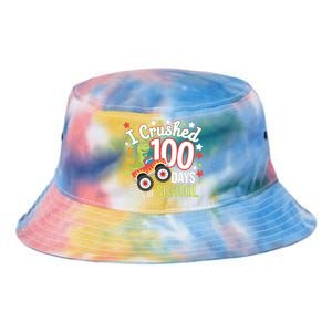 100 Days Of School Monster Truck 100th Day Of School Trex Tie Dye Newport Bucket Hat