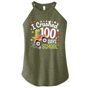 100 Days Of School Monster Truck 100th Day Of School Trex Women's Perfect Tri Rocker Tank