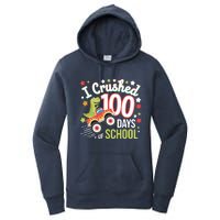 100 Days Of School Monster Truck 100th Day Of School Trex Women's Pullover Hoodie