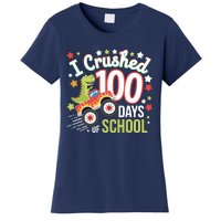 100 Days Of School Monster Truck 100th Day Of School Trex Women's T-Shirt