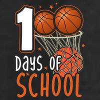 100 Days Of School Basketball Adult Drive Performance Visor