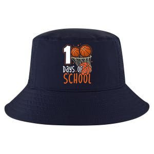 100 Days Of School Basketball Cool Comfort Performance Bucket Hat