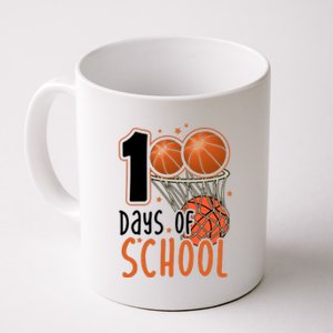 100 Days Of School Basketball Coffee Mug