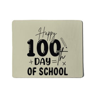 100 Days Of School Teachers 100th Day Numbers Math Mousepad