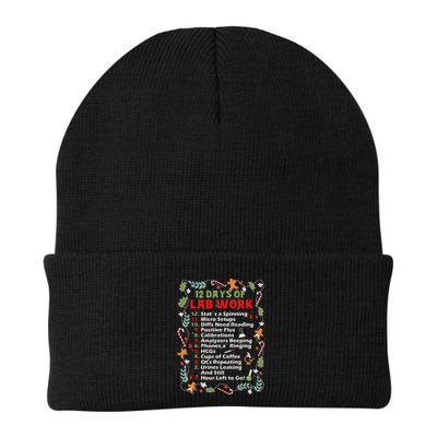 12 Days Of Lab Technician Christmas Funny Medical Laboratory Beanie