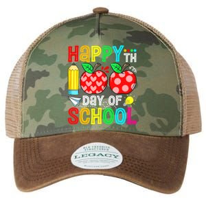 100th Day Of School Teachers Child Happy 100 Days Legacy Tie Dye Trucker Hat