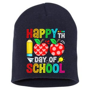 100th Day Of School Teachers Child Happy 100 Days Short Acrylic Beanie