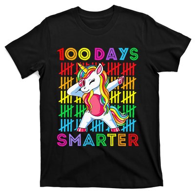 100th Day Of School Unicorn 100 Days Smarter Kindergarten T-Shirt