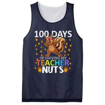 100 Days Of Driving My Teacher Nuts 100th Day Of School Mesh Reversible Basketball Jersey Tank