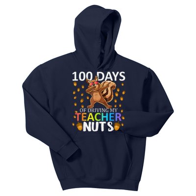 100 Days Of Driving My Teacher Nuts 100th Day Of School Kids Hoodie