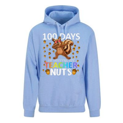 100 Days Of Driving My Teacher Nuts 100th Day Of School Unisex Surf Hoodie