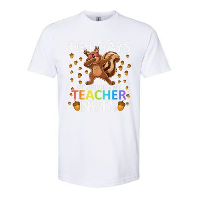 100 Days Of Driving My Teacher Nuts 100th Day Of School Softstyle CVC T-Shirt