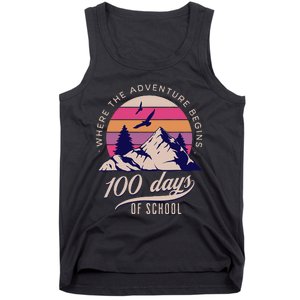 100 Days Of School Retro Outdoor Teacher Tank Top