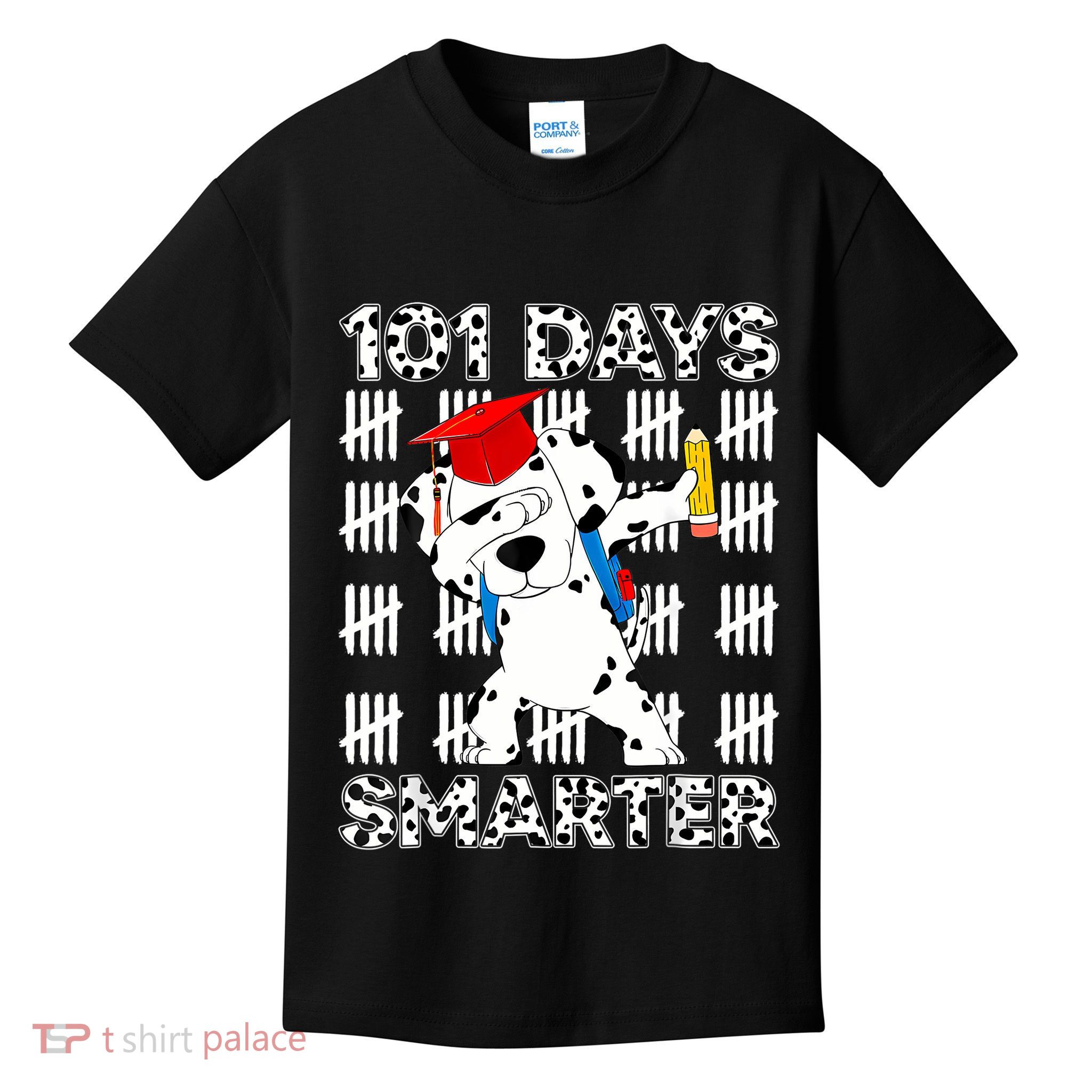 101 Days Of School Happy 100 Days Smarter Teacher Kids T-Shirt