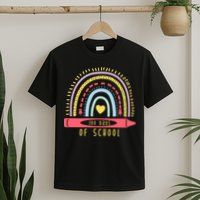 100 Days Of School Colorful Rainbow T-Shirt