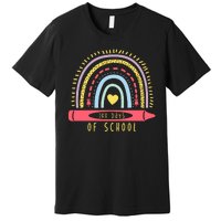 100 Days Of School Colorful Rainbow Premium T-Shirt