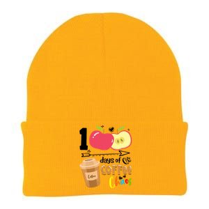 100 Days Of Coffee Chaos 100th Day Of School Knit Cap Winter Beanie