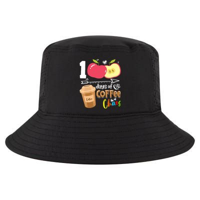 100 Days Of Coffee Chaos 100th Day Of School Cool Comfort Performance Bucket Hat