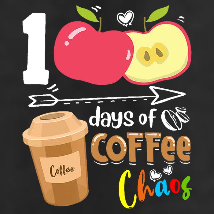 100 Days Of Coffee Chaos 100th Day Of School Cool Comfort Performance Bucket Hat