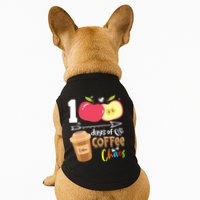 100 Days Of Coffee Chaos 100th Day Of School Doggie Tank