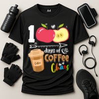 100 Days Of Coffee Chaos 100th Day Of School Performance Shirt