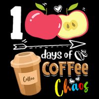 100 Days Of Coffee Chaos 100th Day Of School 7-Panel Snapback Hat