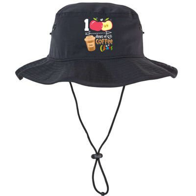 100 Days Of Coffee Chaos 100th Day Of School Legacy Cool Fit Booney Bucket Hat