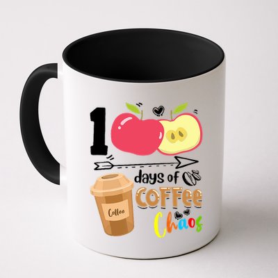 100 Days Of Coffee Chaos 100th Day Of School Mug