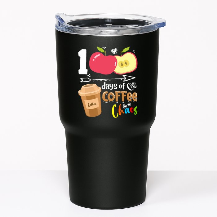 100 Days Of Coffee Chaos 100th Day Of School Tumbler