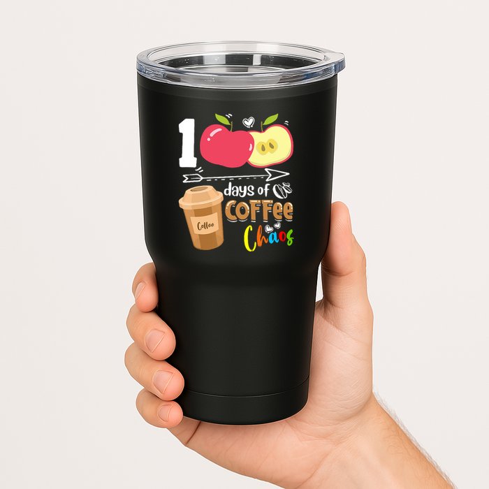 100 Days Of Coffee Chaos 100th Day Of School Tumbler