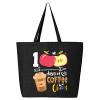 100 Days Of Coffee Chaos 100th Day Of School 25L Jumbo Tote