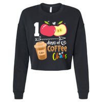 100 Days Of Coffee Chaos 100th Day Of School Cropped Pullover Crew