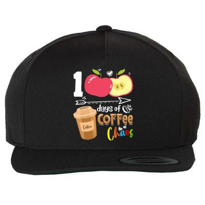 100 Days Of Coffee Chaos 100th Day Of School Wool Snapback Cap