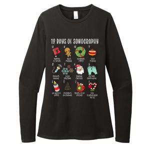 12 Days Of Christmas Sonography Ultrasound Tech Holiday Xmas Womens CVC Long Sleeve Shirt