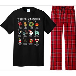 12 Days Of Christmas Sonography Ultrasound Tech Holiday Xmas Pajama Set