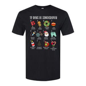 12 Days Of Christmas Sonography Ultrasound Tech Holiday Xmas Softstyle CVC T-Shirt