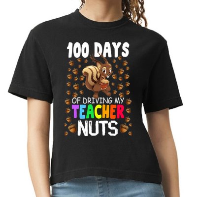 100 Days Of School Comfort Colors Boxy T-Shirt